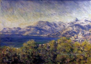  claude - Vue de Vintimille Claude Monet